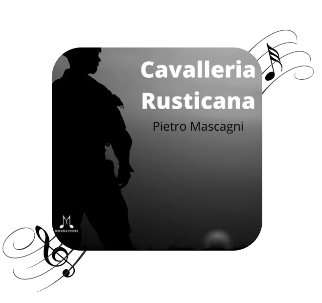 Cover Art for the Mousaverse Production of Cavalleria Rusticana